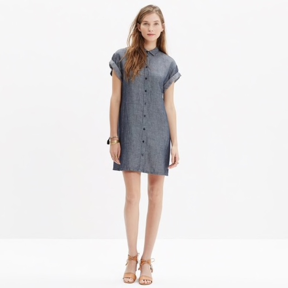 Madewell Chambray Tunic Dress